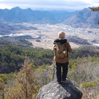 その先のビューポイント大岩から！タイタニックポイント　信州の里山、ビューティで、感動🥹した。