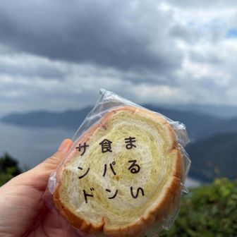おそらくシャリバテなので、前日につるやパンで買ったハチミツレモンパンを食べます😋