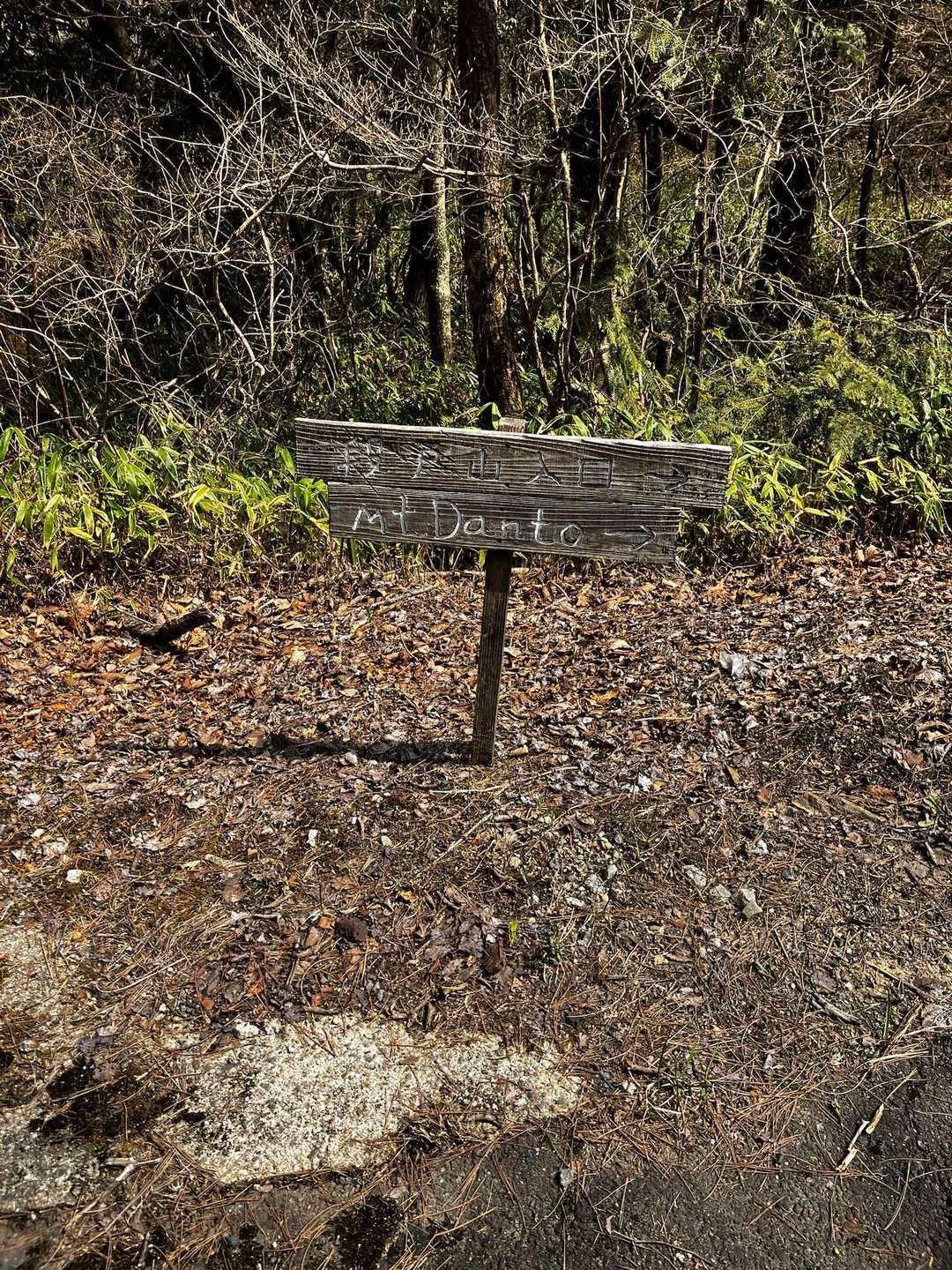 こっちが登山道入り口
