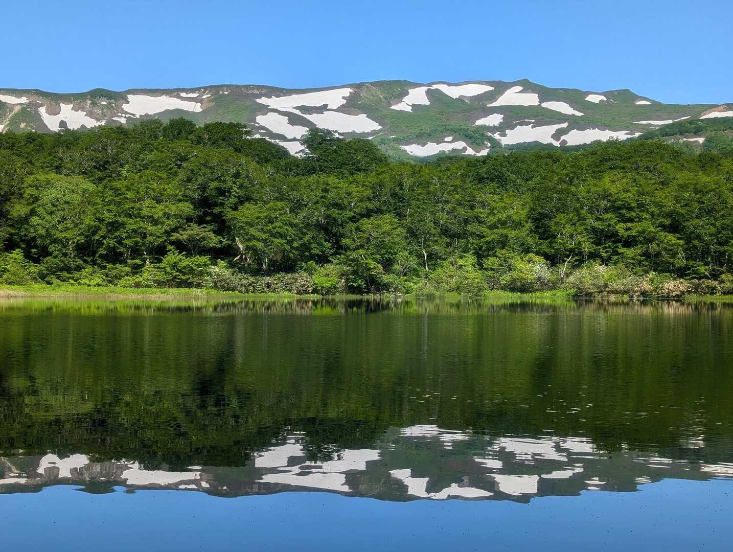 リフレクション惜しい😆ちょい風あり
私が焼石岳初めてと言うことで
今日このコースにしてくれたらしいです😆ありがとうございます⛰️🙏✨
