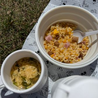 炒飯と卵スープ