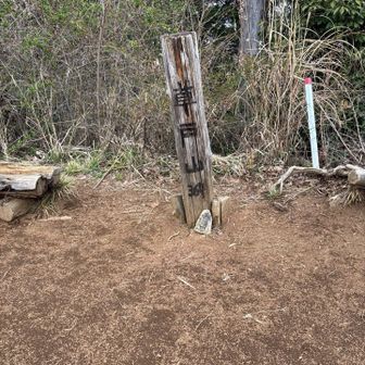 草戸山山頂に到着