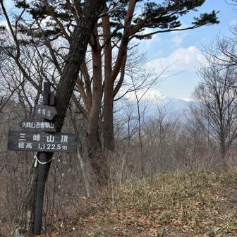 出ました！山頂。雪をかぶった谷川岳がきれいに見えました😍