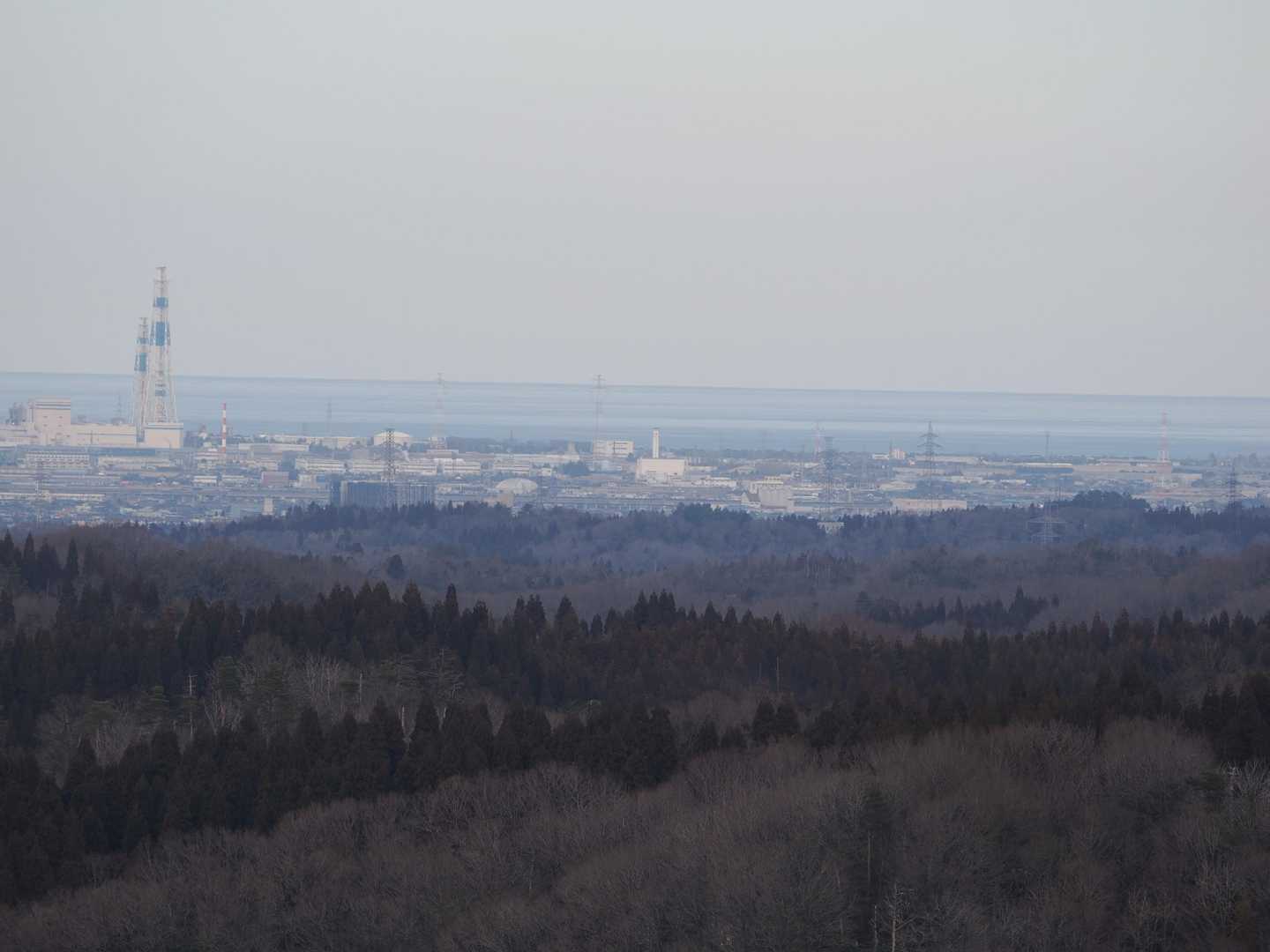 鵯山に到着！
富山湾まで見えました。