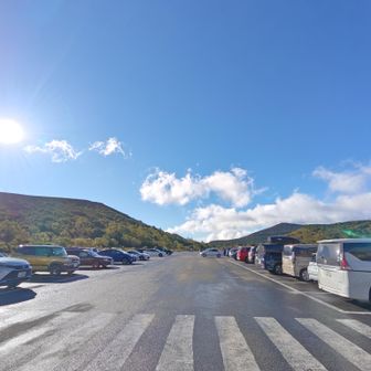 当日、まだ余裕のある駐車場から