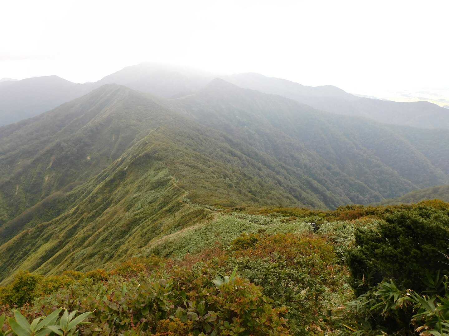 中先から槍ヶ先、八森山