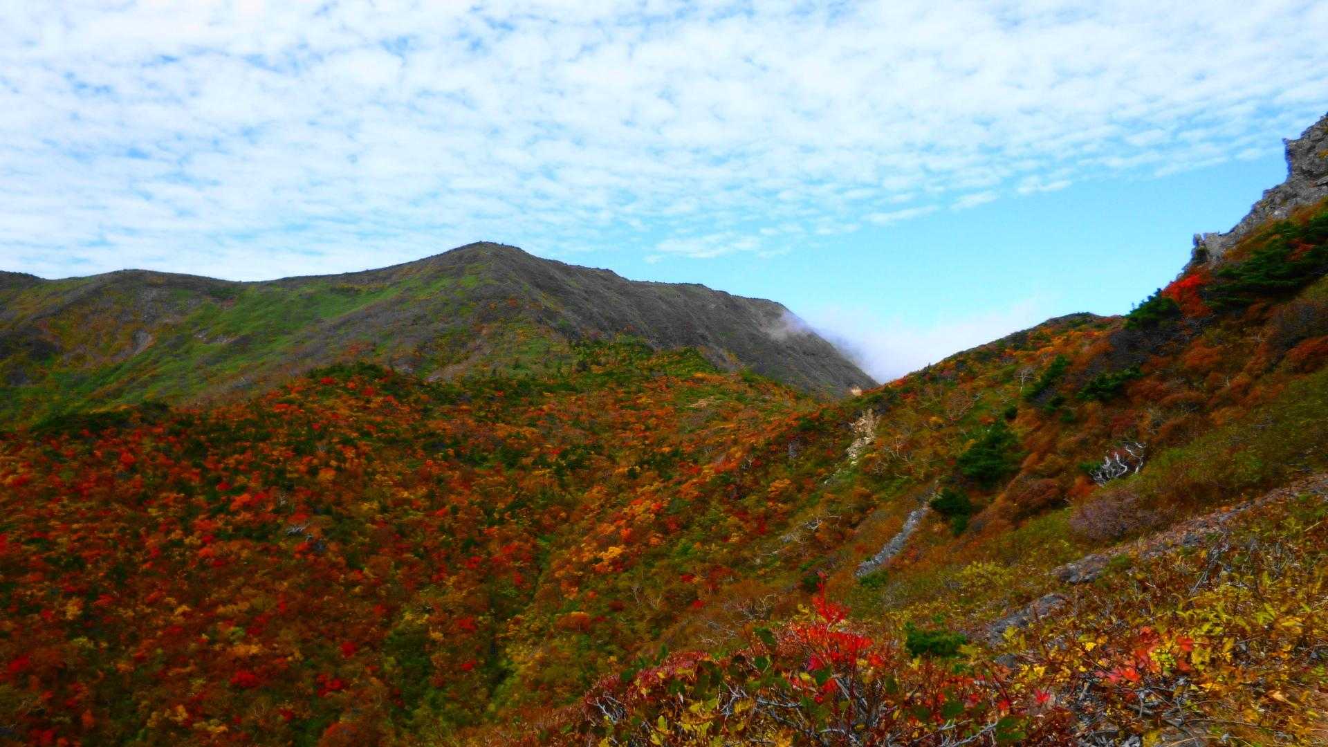 水引入道-屏風岳-南屏風岳-不忘山-白石女子校小屋跡 周回コースの写真