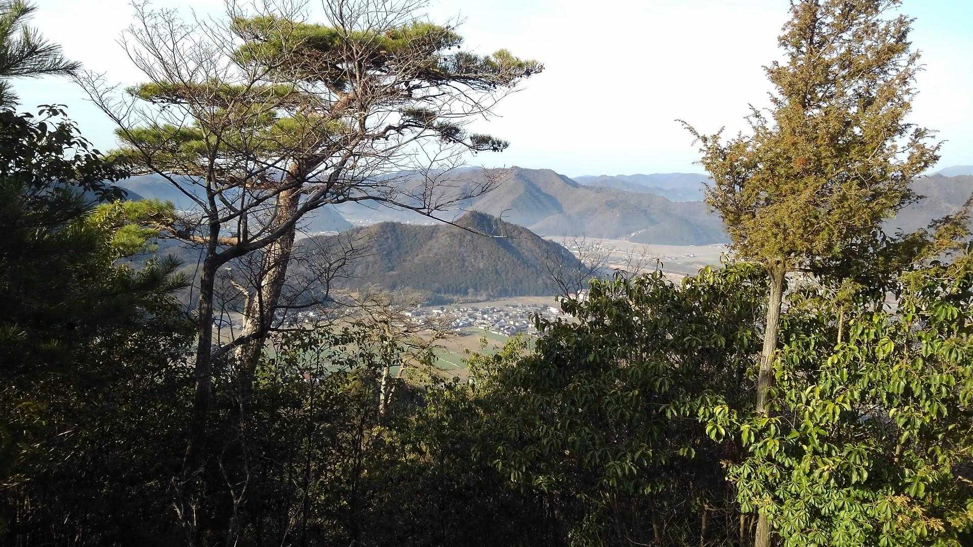 黒田城入口-天狗山-妙見山-白山-前坂コース入口 周回コースの写真