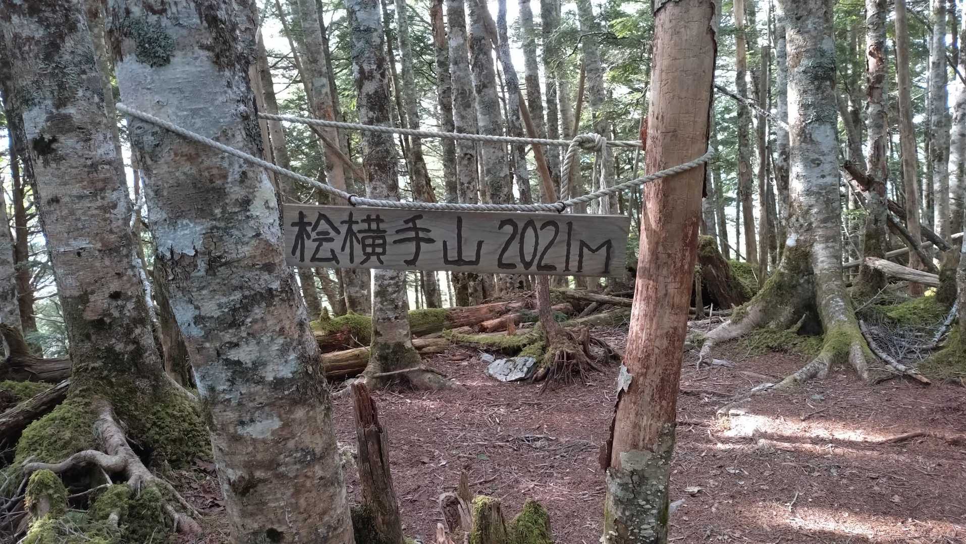 本日のファーストピーク桧横手山⛰️
スタート地点から標高差1500m登った山頂。
七面山、五合目からの富士山頂に匹敵する標高差…
最近１座の重みが身に沁みます😵