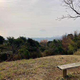 ぼんやり津久見島🏝️を見て下山開始