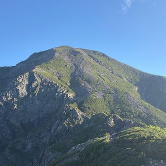 小聖岳付近からの聖岳