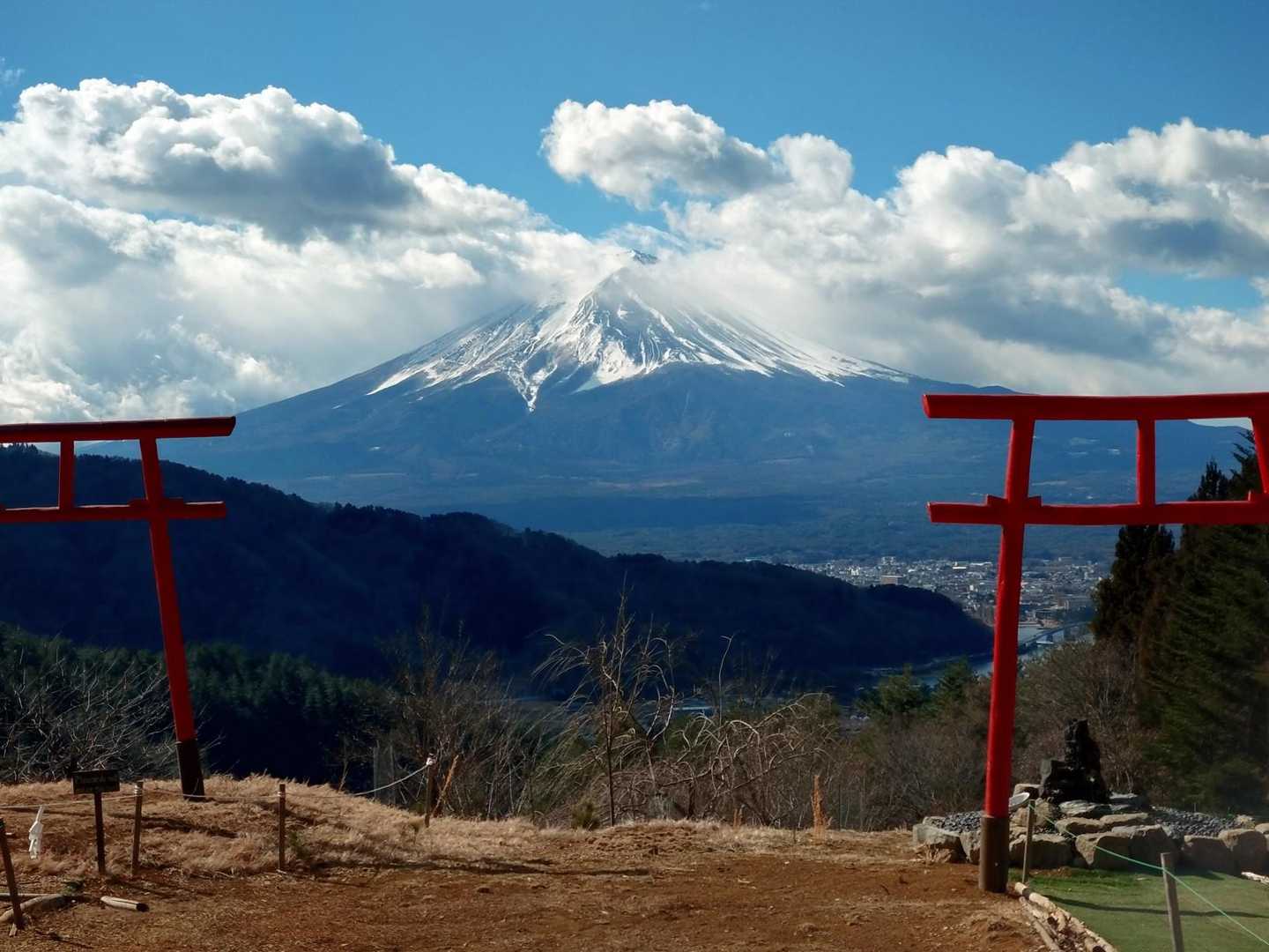 河口浅間神社-三ッ峠山 往復コースの写真