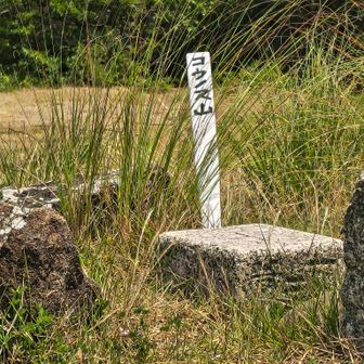 コウノス山頂上。なんと119メートル(笑)