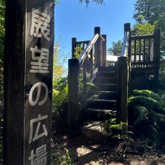 竜王山の手前で 取りこぼししてしまった
展望の広場へ来てみたよ

涼み岩の方が全然良かった🤣