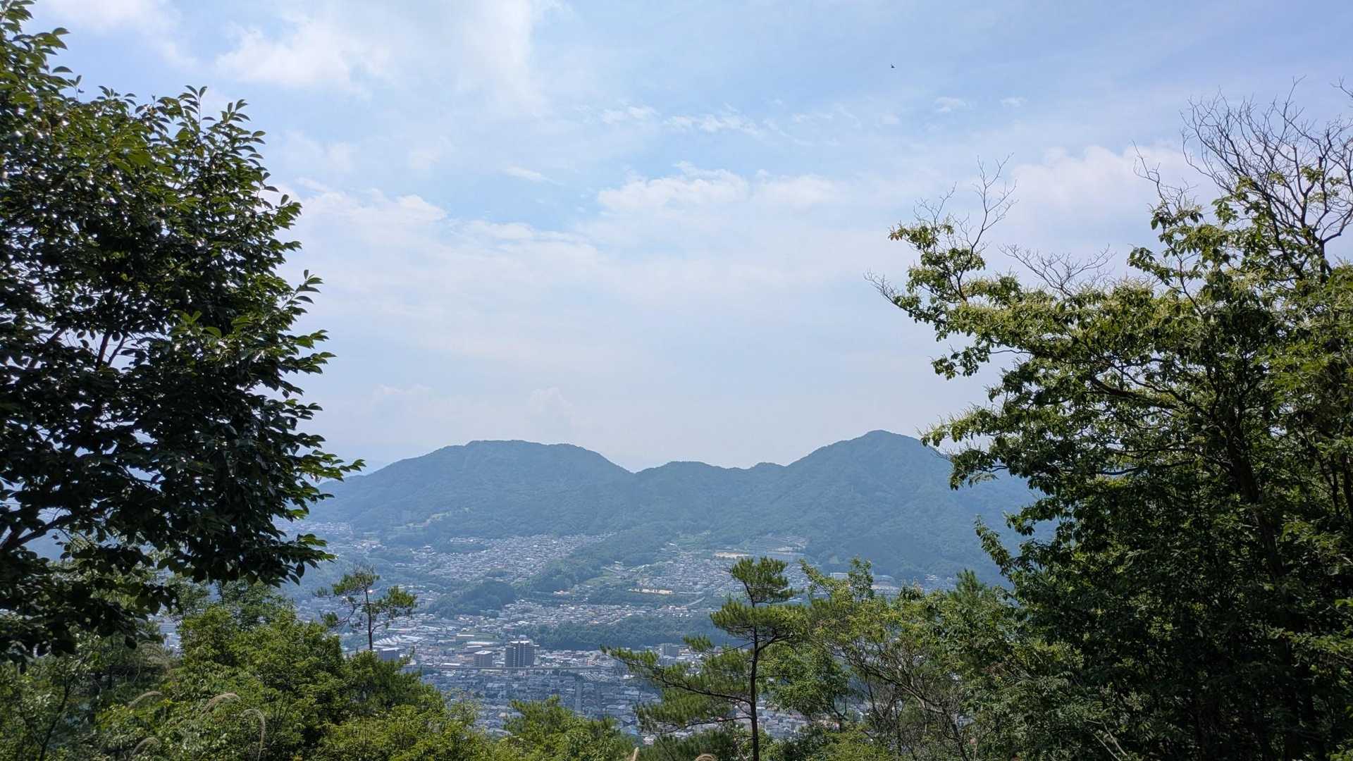 武田山と火山