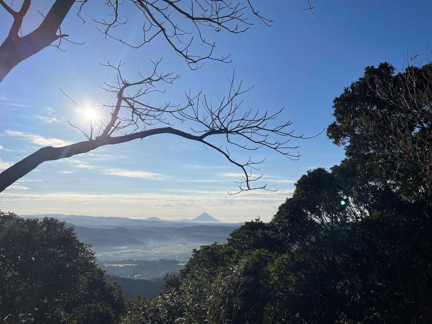 田上岳 往復コースの写真