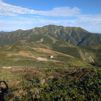 以東岳と狐穴小屋