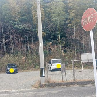 ロードを35分くらい歩いて到着🚙車増えてたけど隣の神社の参拝者ばかりの車だったwww