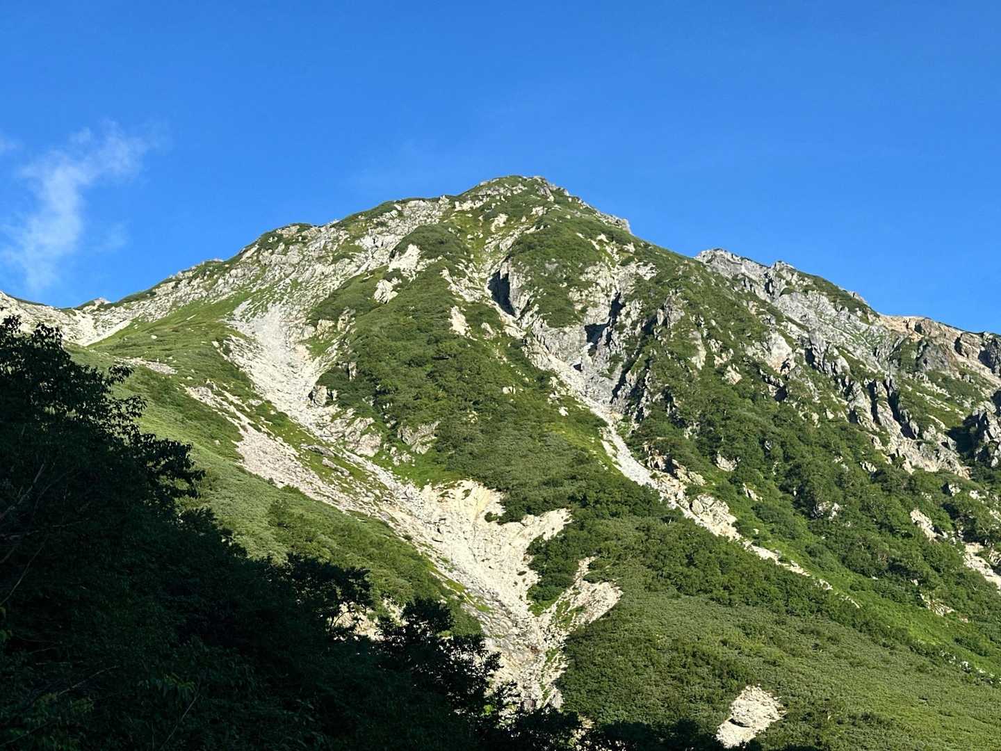 スバリ岳も綺麗