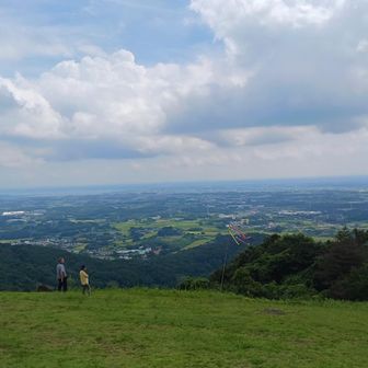 朝日パラグライダー離陸場