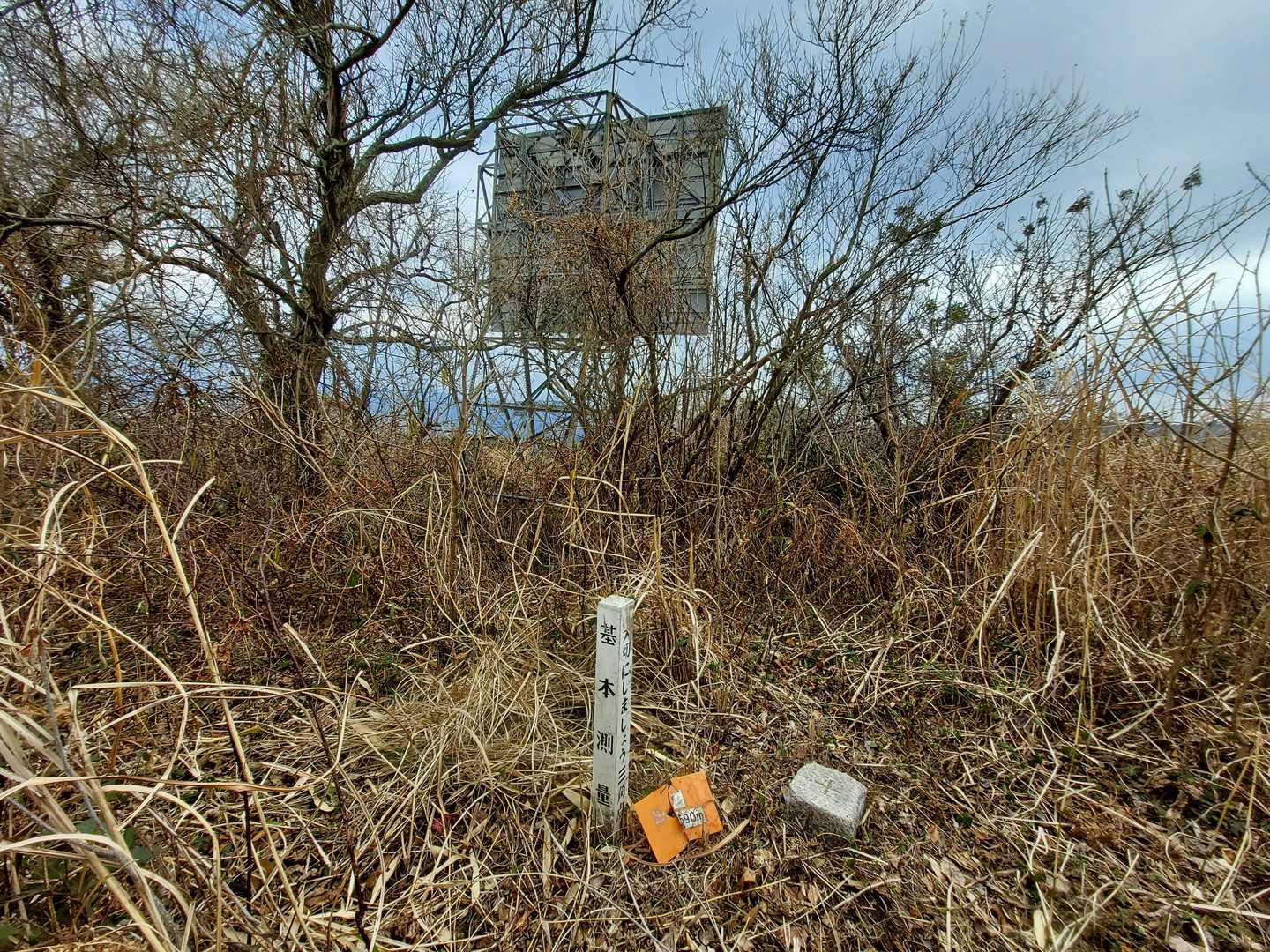 鳥屋岳登頂
周りは藪