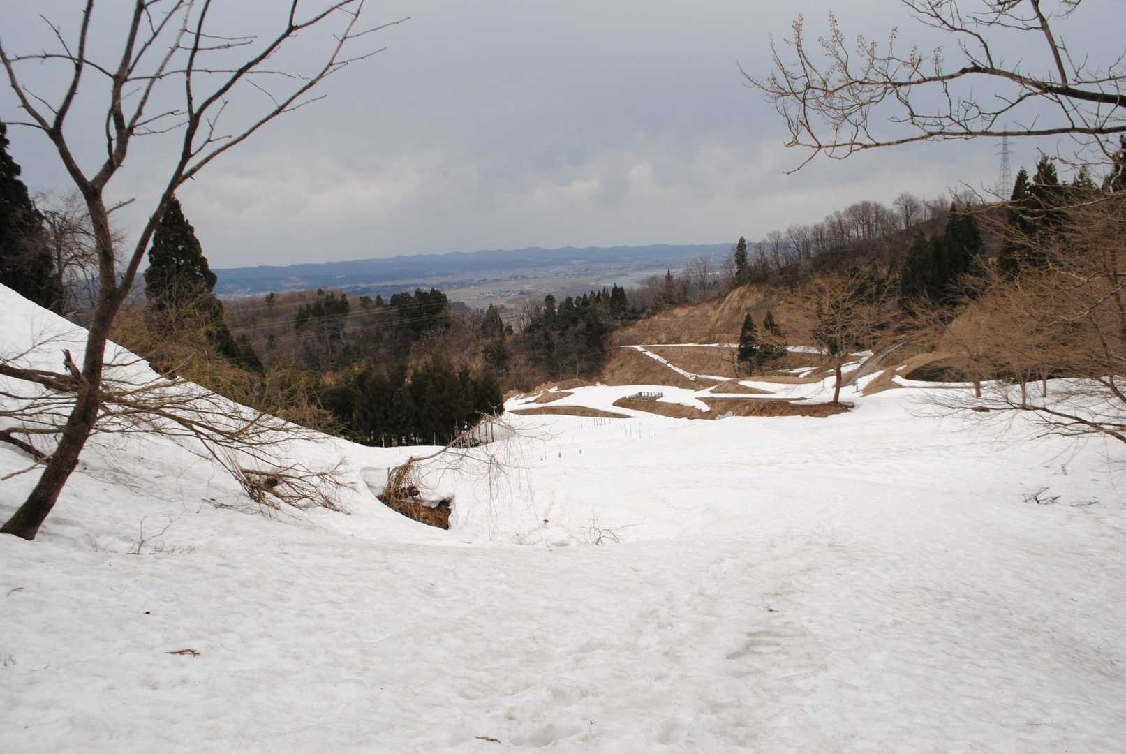 まだまだ雪道