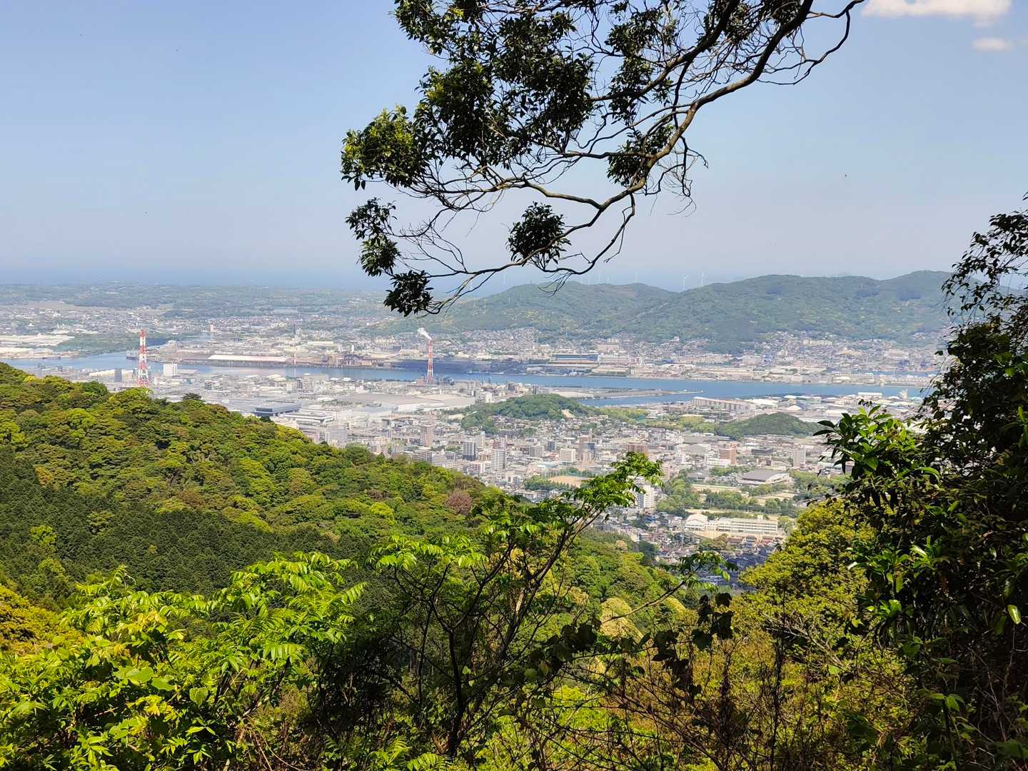 山麓駅-皿倉山 往復コースの写真