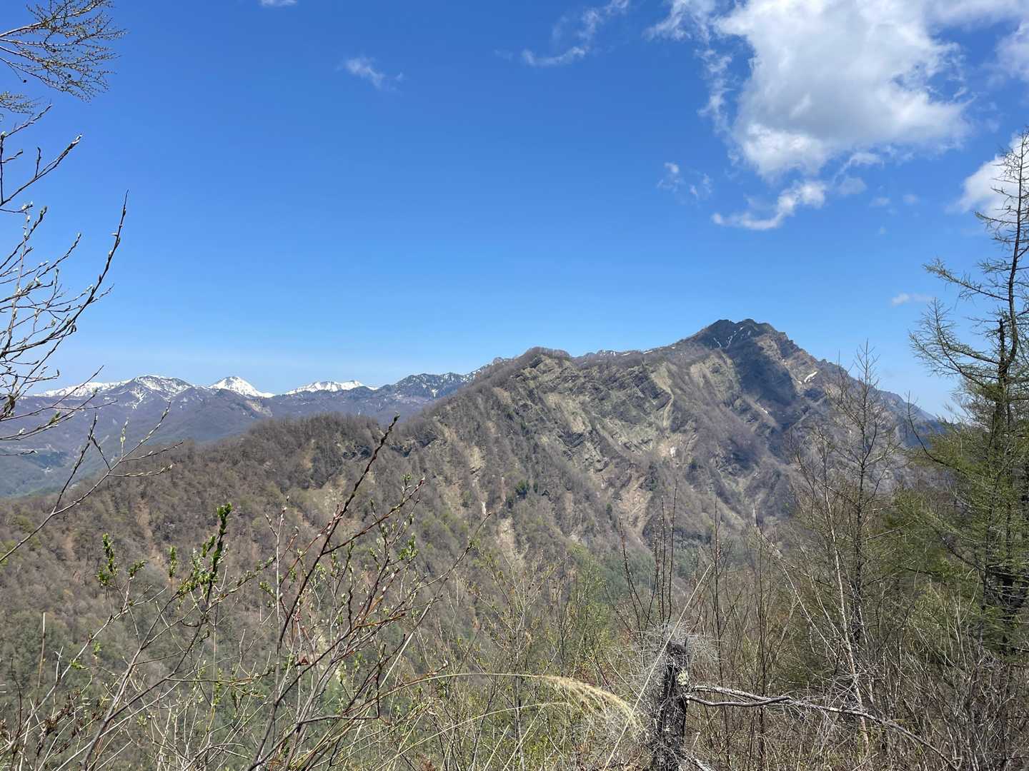 おおっ、恐ろしや西岳に続く峰の数々