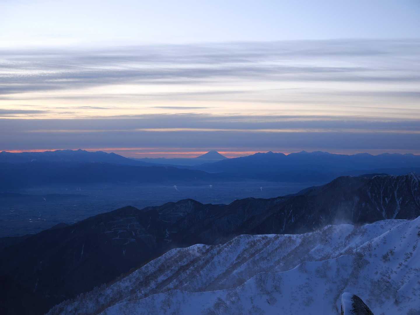 富士山を中心に。