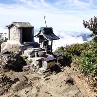 男山山頂に到着。