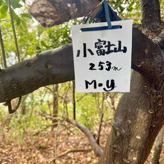 小富士山…（ここからルート不明瞭）