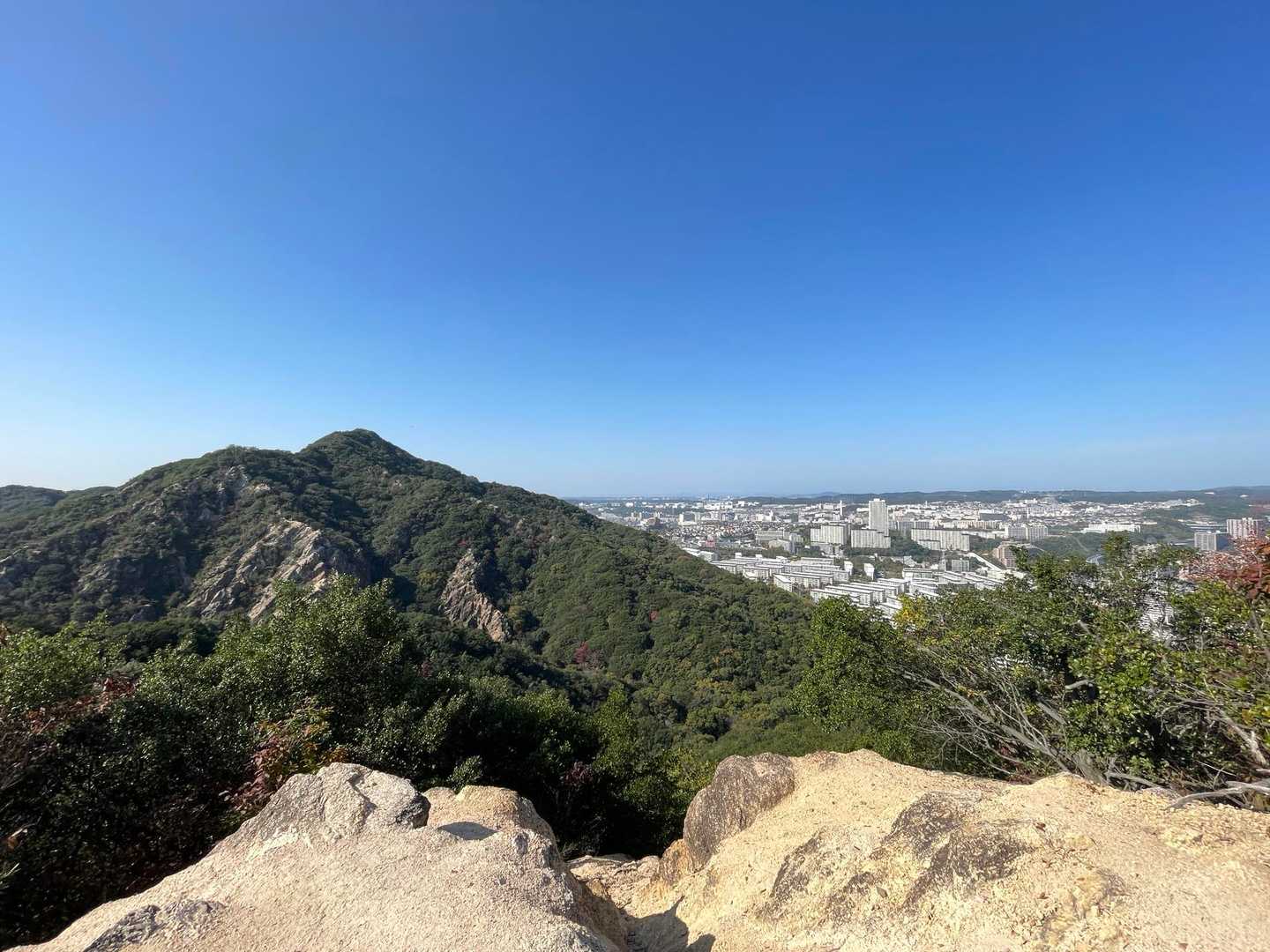 須磨浦公園駅前バス停-旗振山-鉄拐山-高倉山-高倉台登山口 縦走コースの写真