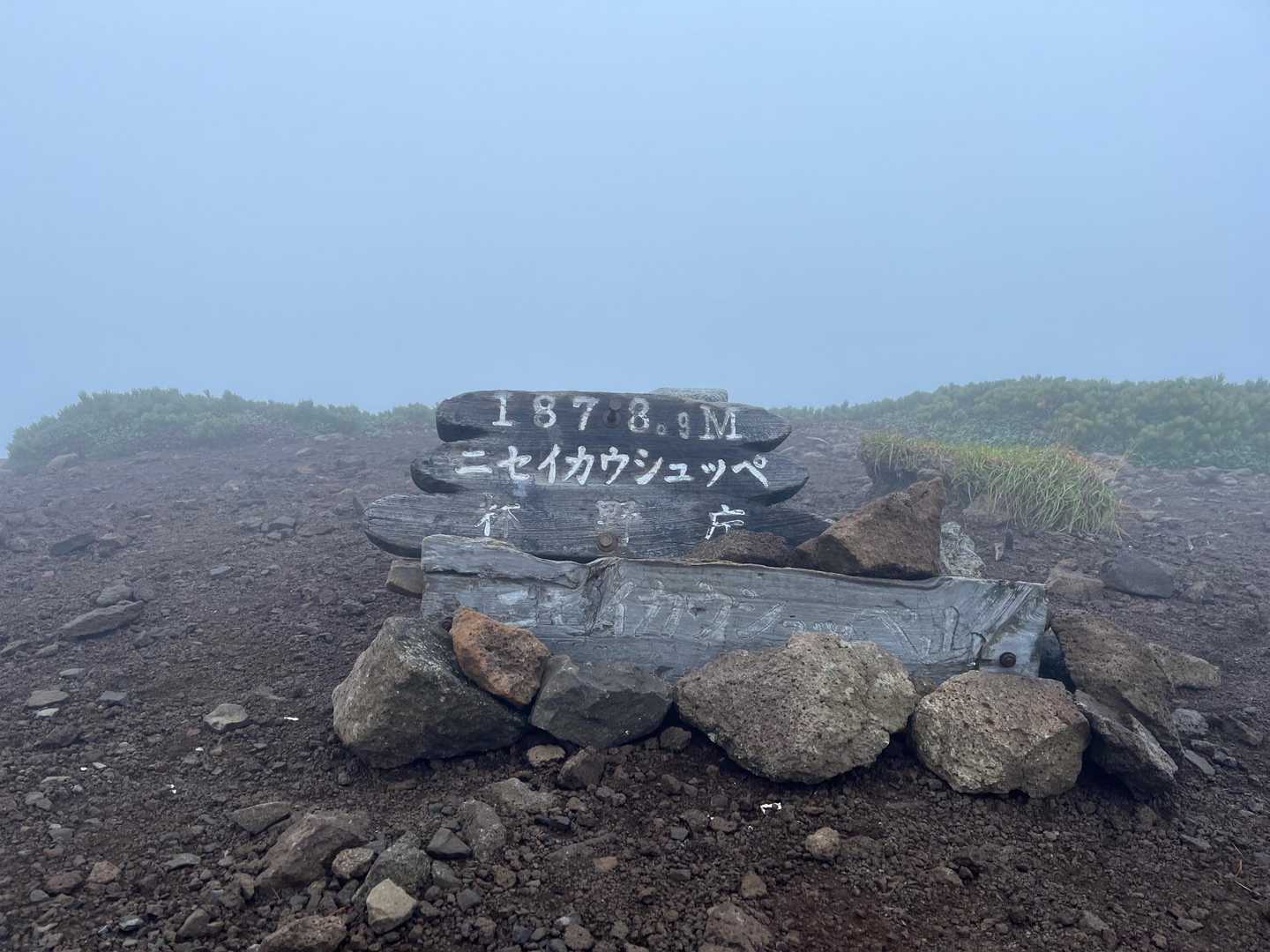 ニセイカウシュッペ山往復 | 切り立つ絶壁「大槍」を眺めながら細長い尾根を辿るの写真