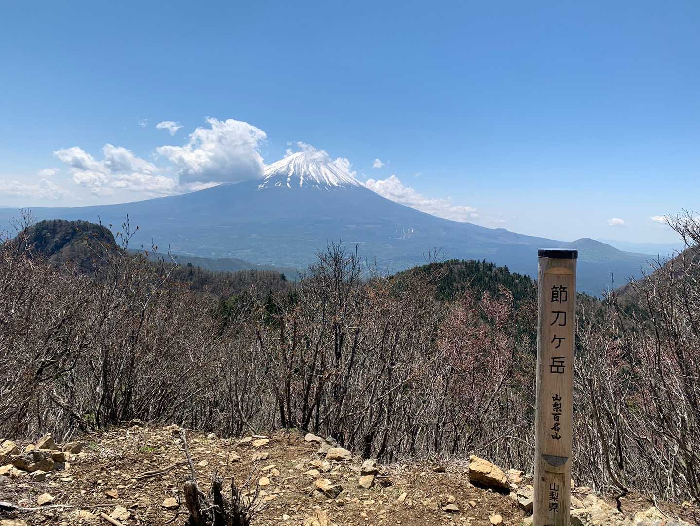大石峠-大石峰山-金堀山-節刀ヶ岳 往復コースの写真