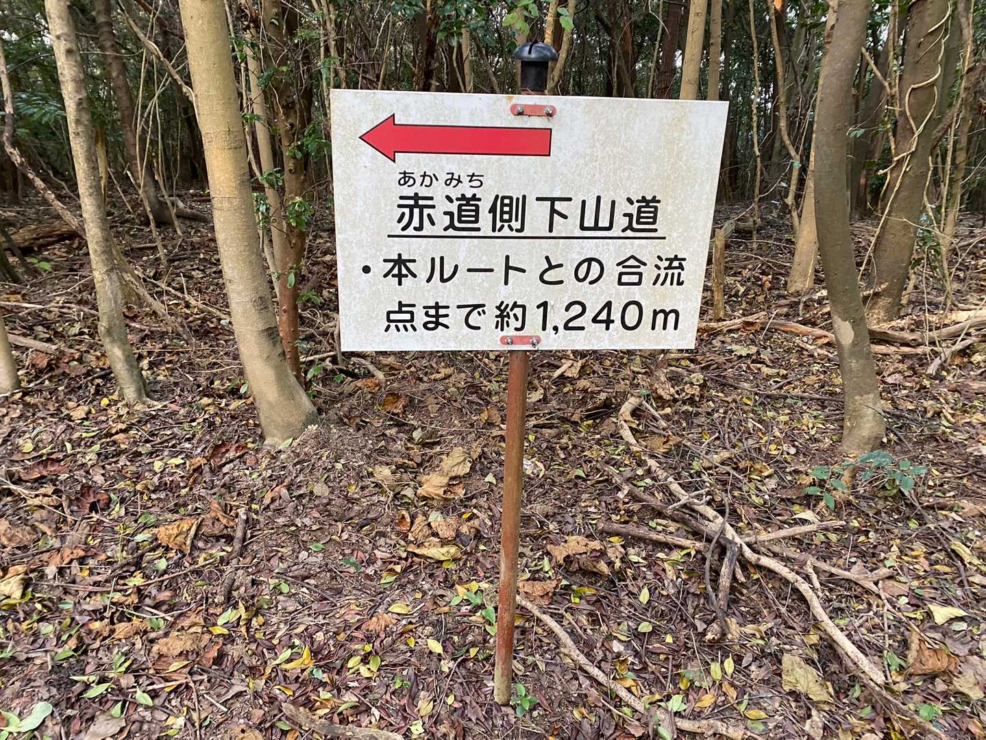 七宝山-赤道登山口 往復コースの写真