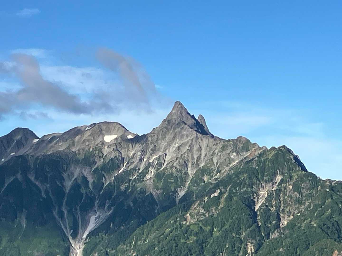 大下りノ頭-大天井岳-常念乗越 縦走コースの写真