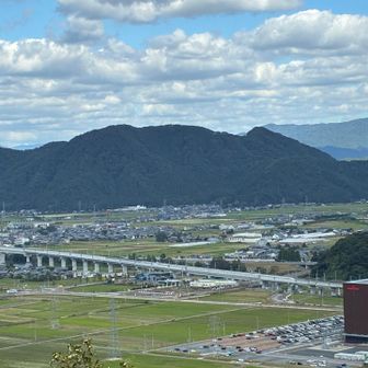新幹線も見えました。