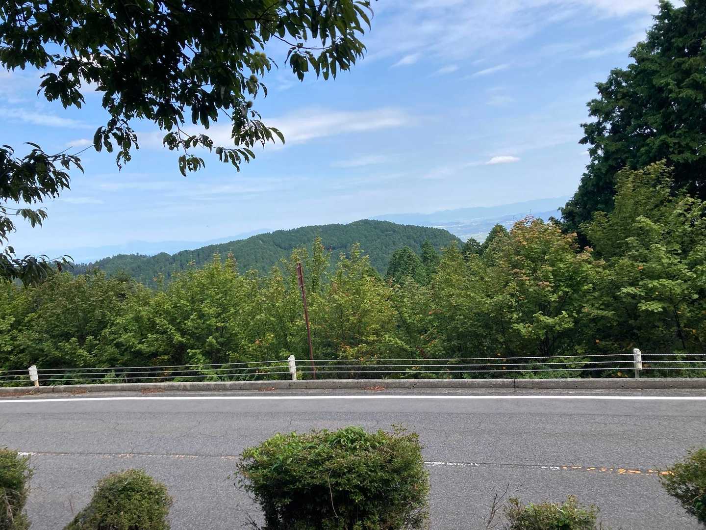 びわ湖がチラリと見えた！
