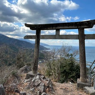 天空の鳥居から瀬戸内海を望む