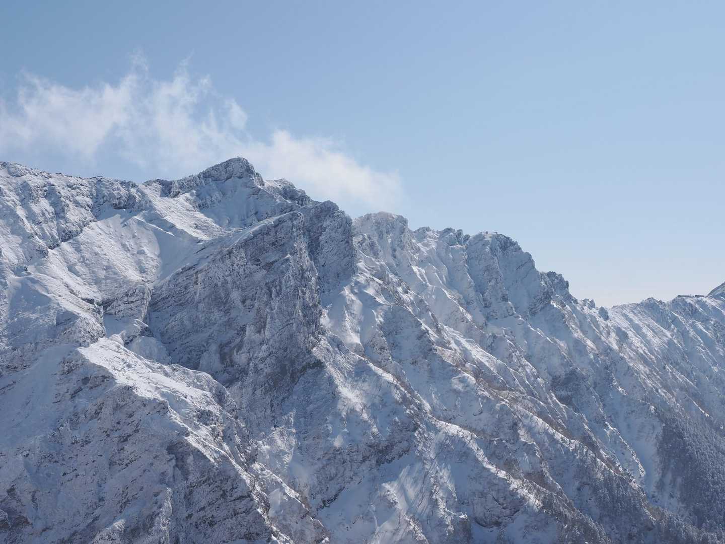 硫黄岳へ！