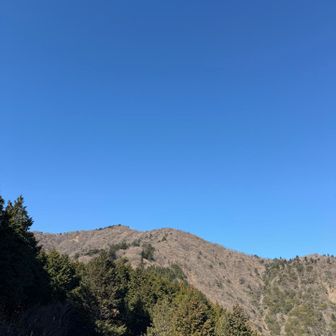 大山。くだってきたんだなぁと実感