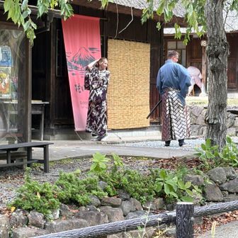 お侍さんがいました