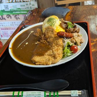 ジョニーさんは、男気カレー