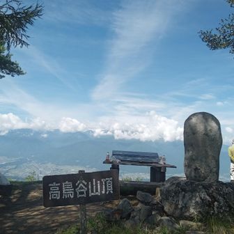 中央アルプスのかくれんぼ