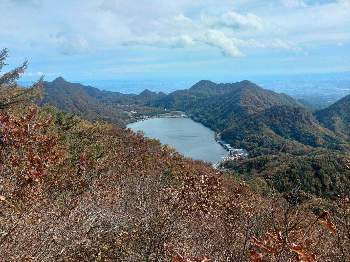 山頂からの景色(榛名湖)