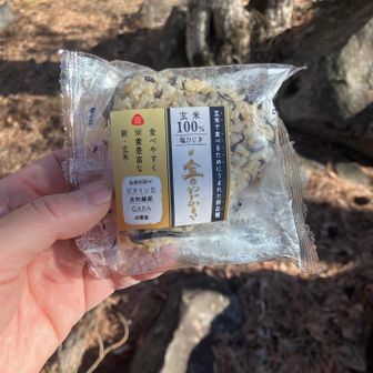 近所のスーパーで購入した玄米おにぎり🍙