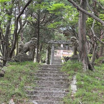 最後の階段
神社があります
