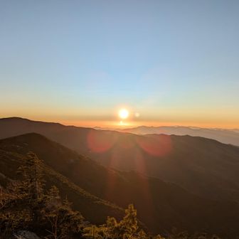 日が上がってきました