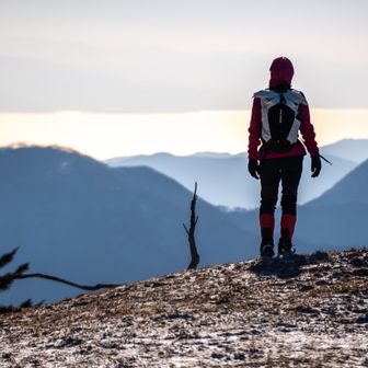 風景を見ながら黄昏てますね