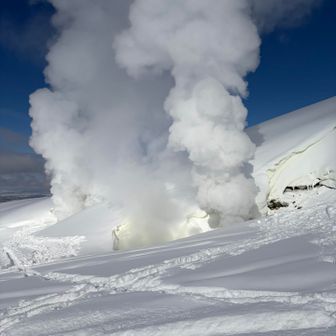 風向きにもよりますが、今日は近くまで行けました！